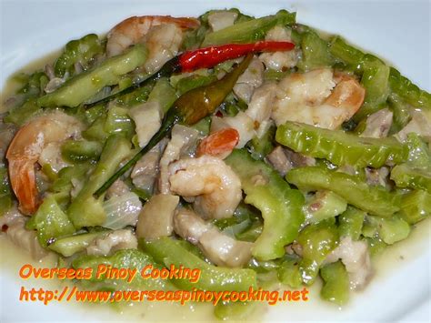 Ginataang Mackerel with Ampalaya .